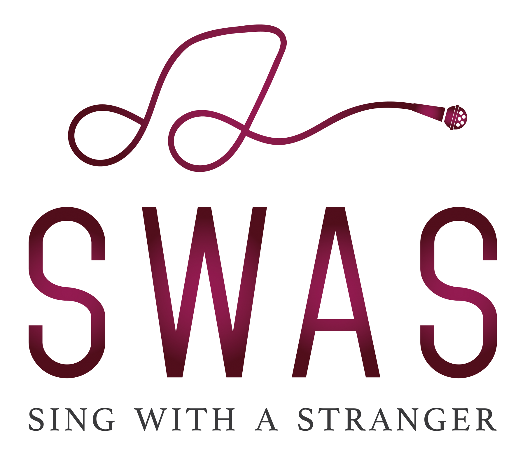 logo bilde Sing with a stranger (SWAS)