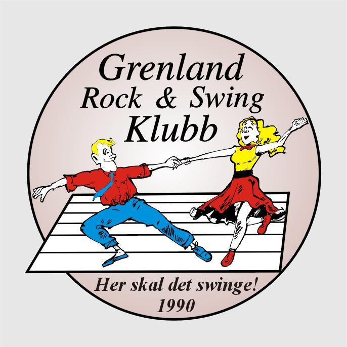logo bilde Grenland Rock og Swing klubb